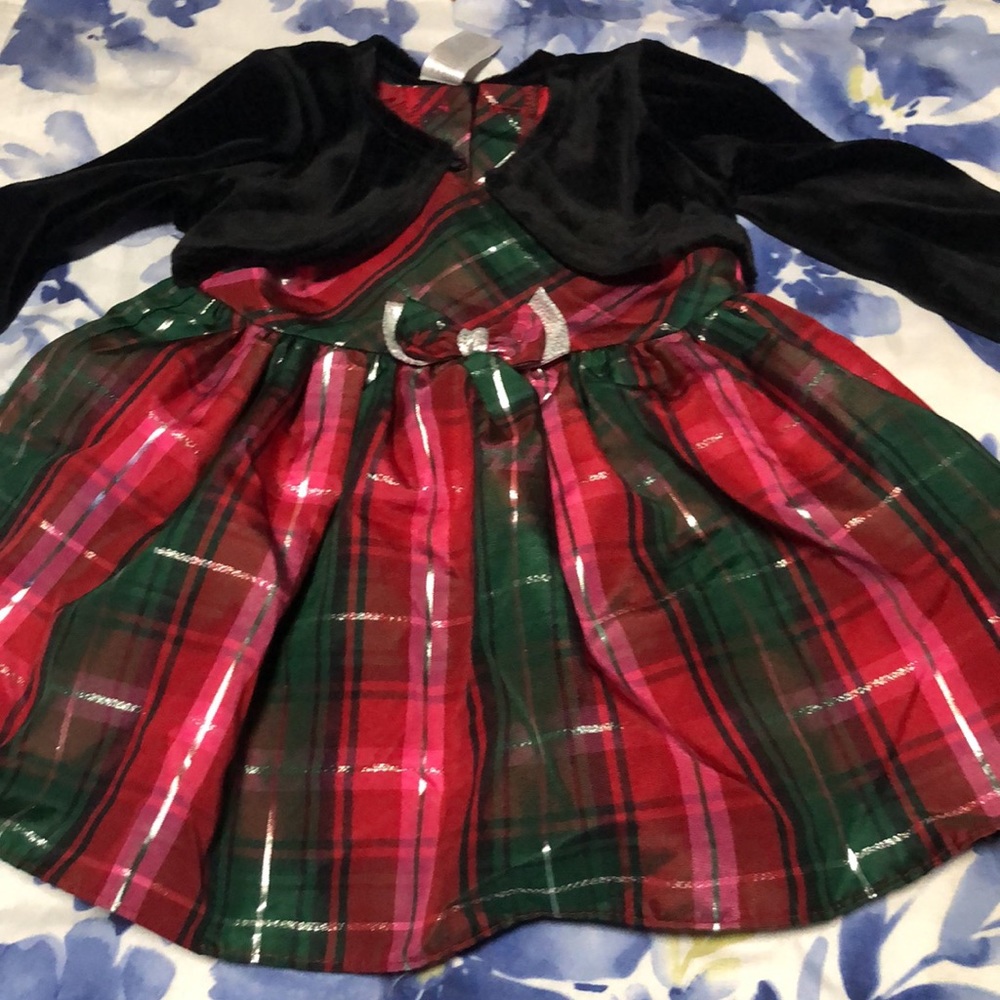 Baby dress With black bolero jacket and  panties - Picture 5 of 6
